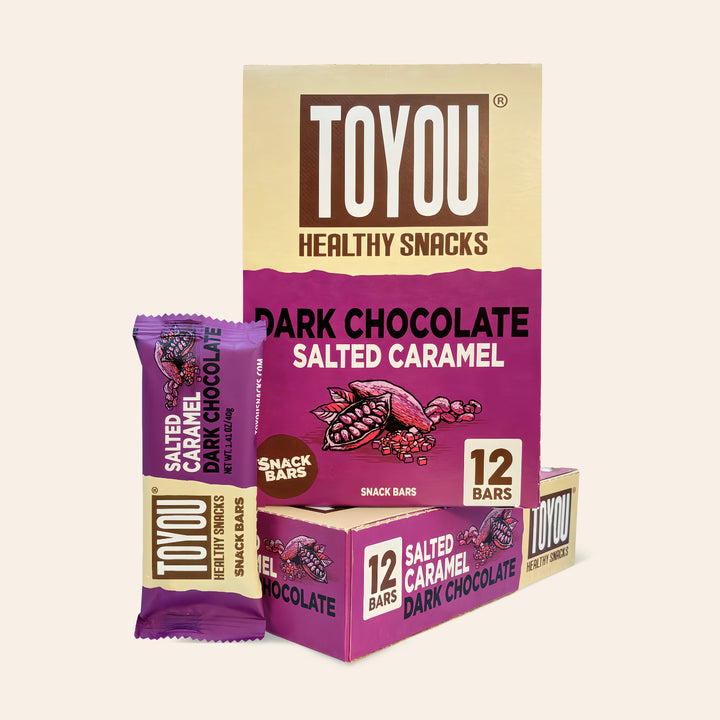 Dark Chocolate Salted Caramel Snack Bar - 12 bars