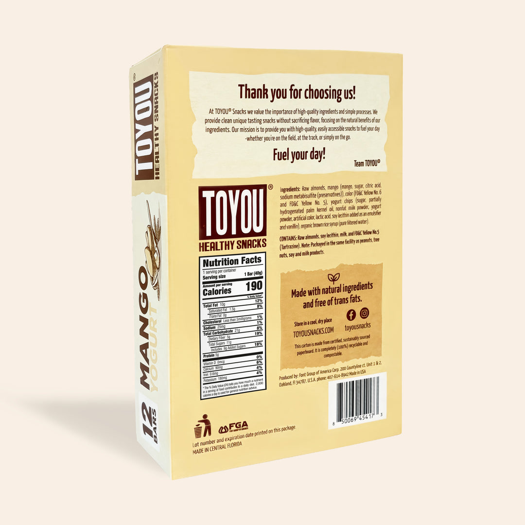 Mango Yogurt Snack Bar - 12 bars