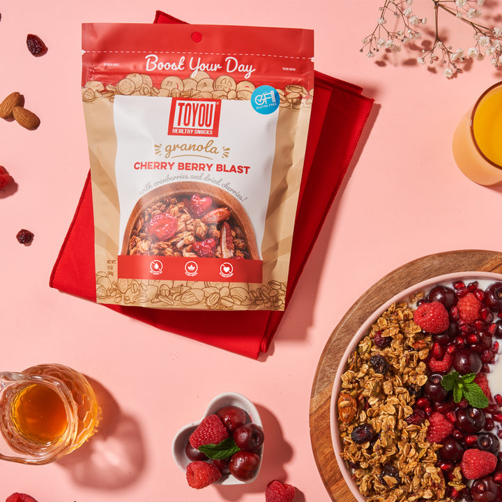 Cherry Berry Blast Granola 12oz Gluten free