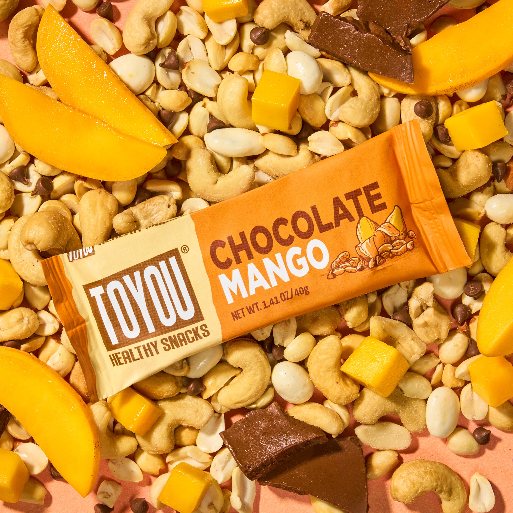 Chocolate Mango Snack Bar - 12 bars – ToYou Snacks