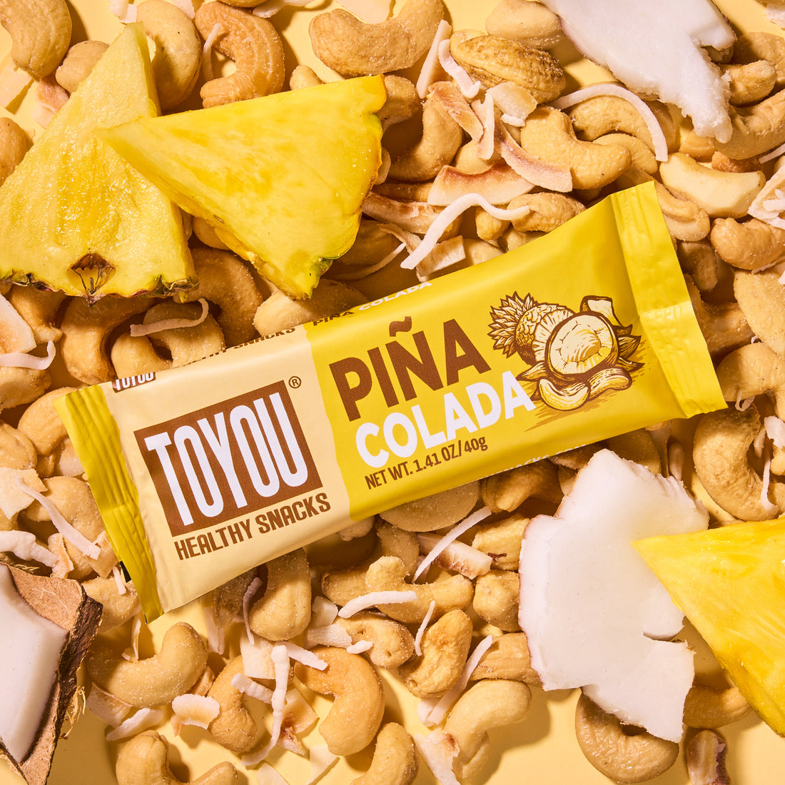 Piña Colada Snack Bar - 12 bars