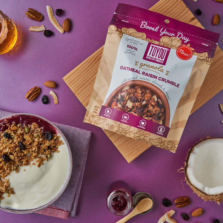 Oatmeal Raisin Crumble Granola 12oz