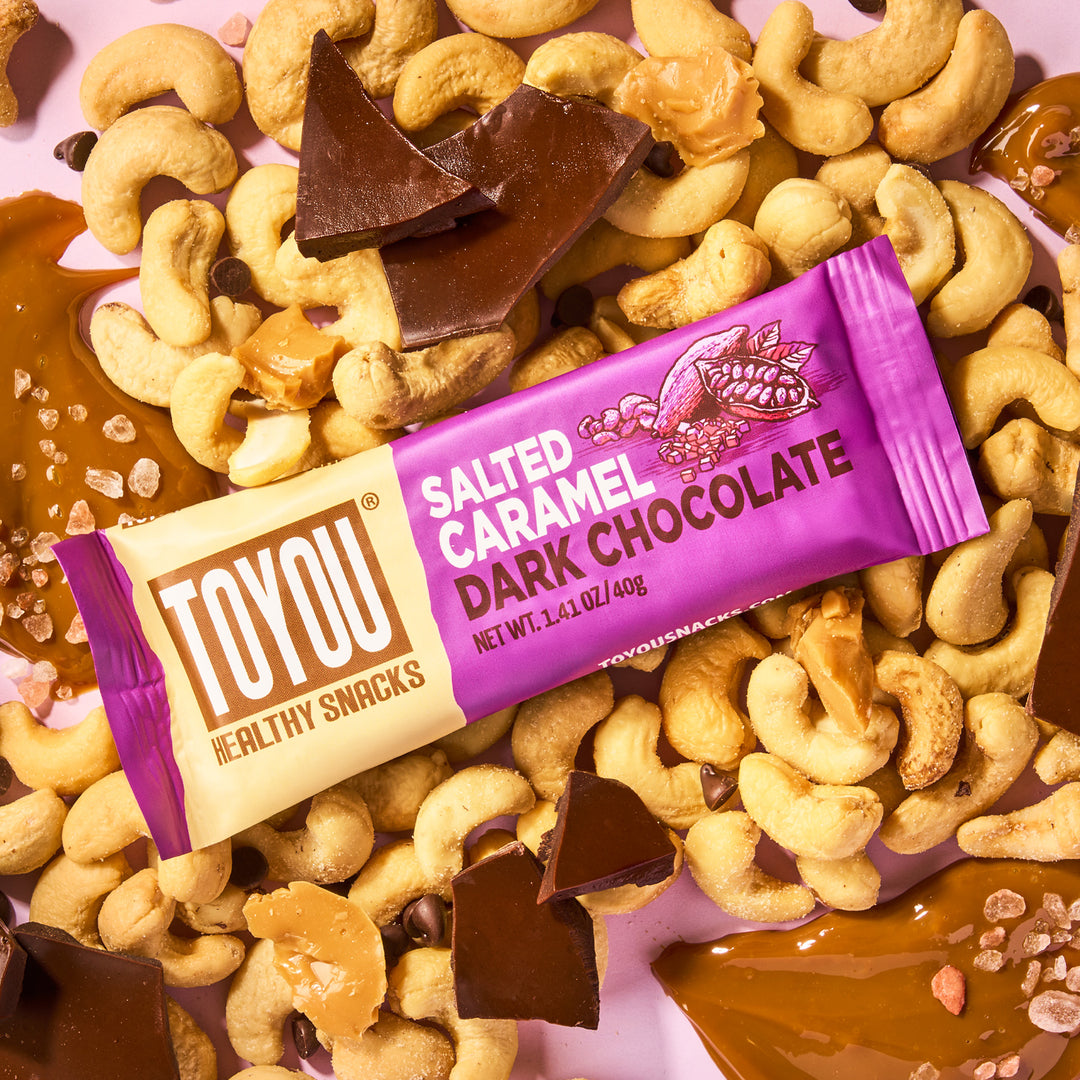 Dark Chocolate Salted Caramel Snack Bar - 12 bars