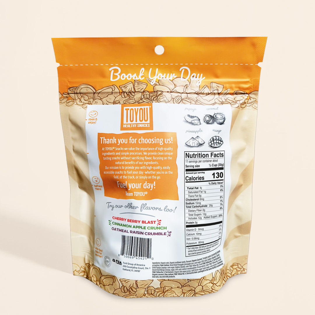 Tropical Fruit Medley Granola 12oz