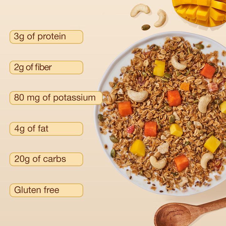 Tropical Fruit Medley Granola 12oz