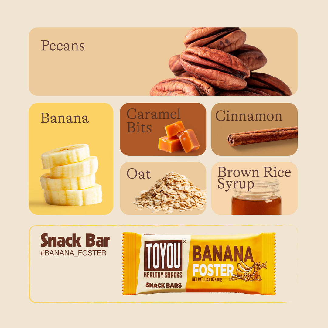 Banana Foster Snack Bar - 12 bars