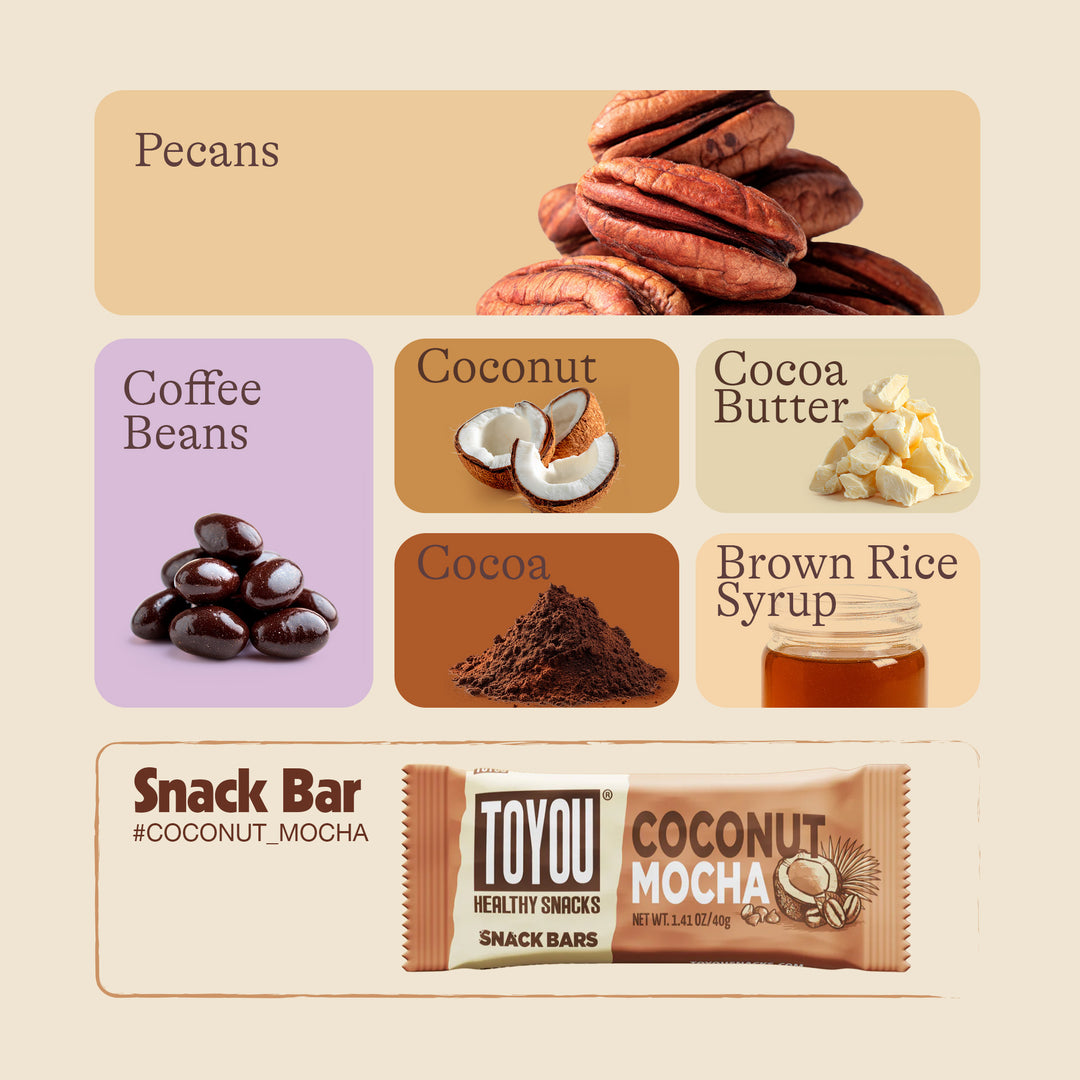 Coconut Mocha Snack Bar - 12 bars