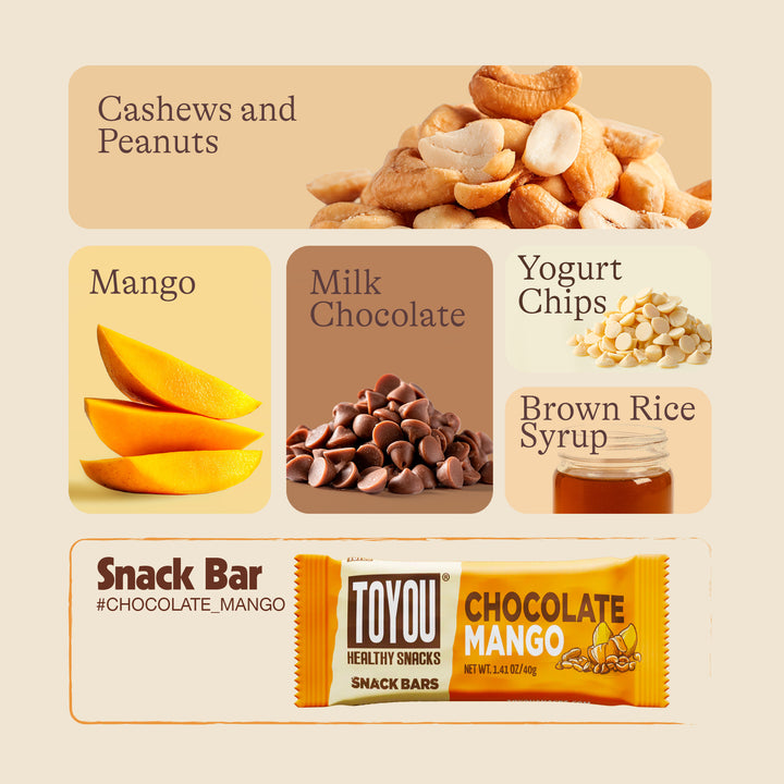Chocolate Mango Snack Bar - 12 bars
