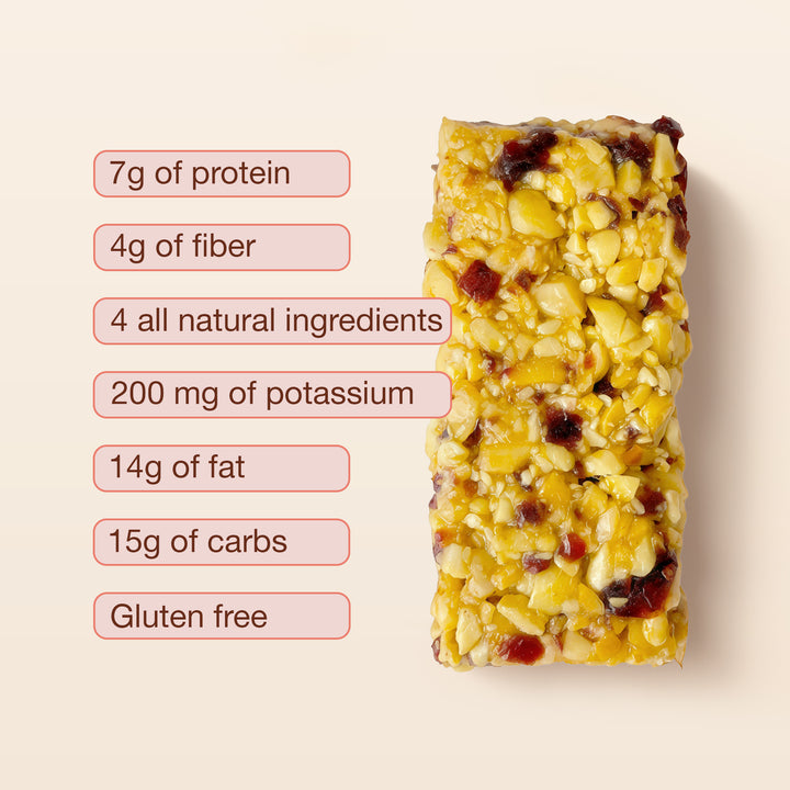 Peanut Butter Cranberry Snack Bar - 12 bars