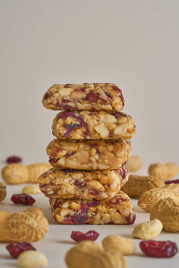Peanut Butter Cranberry Snack Bar