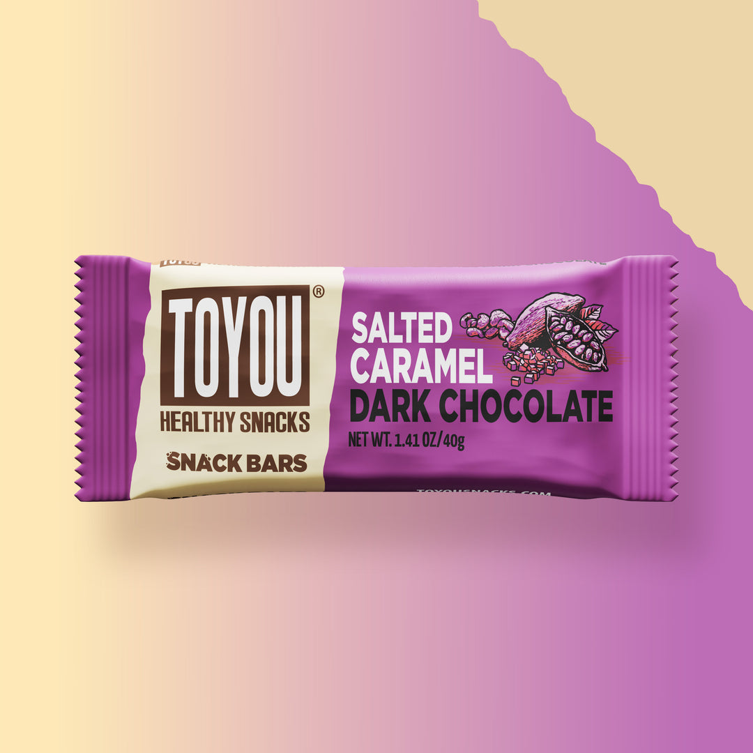 Dark Chocolate Salted Caramel Snack Bar - 12 bars