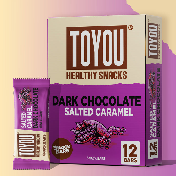 Dark Chocolate Salted Caramel Snack Bar - 12 bars