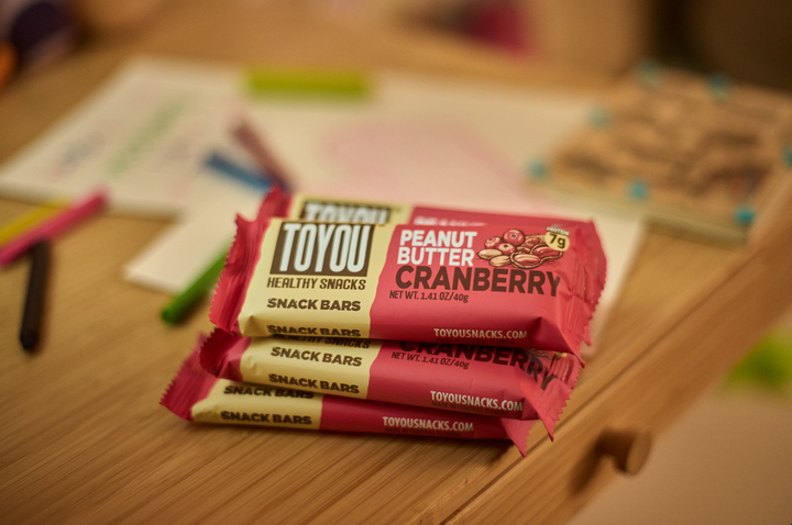 Peanut Butter Cranberry Snack Bar