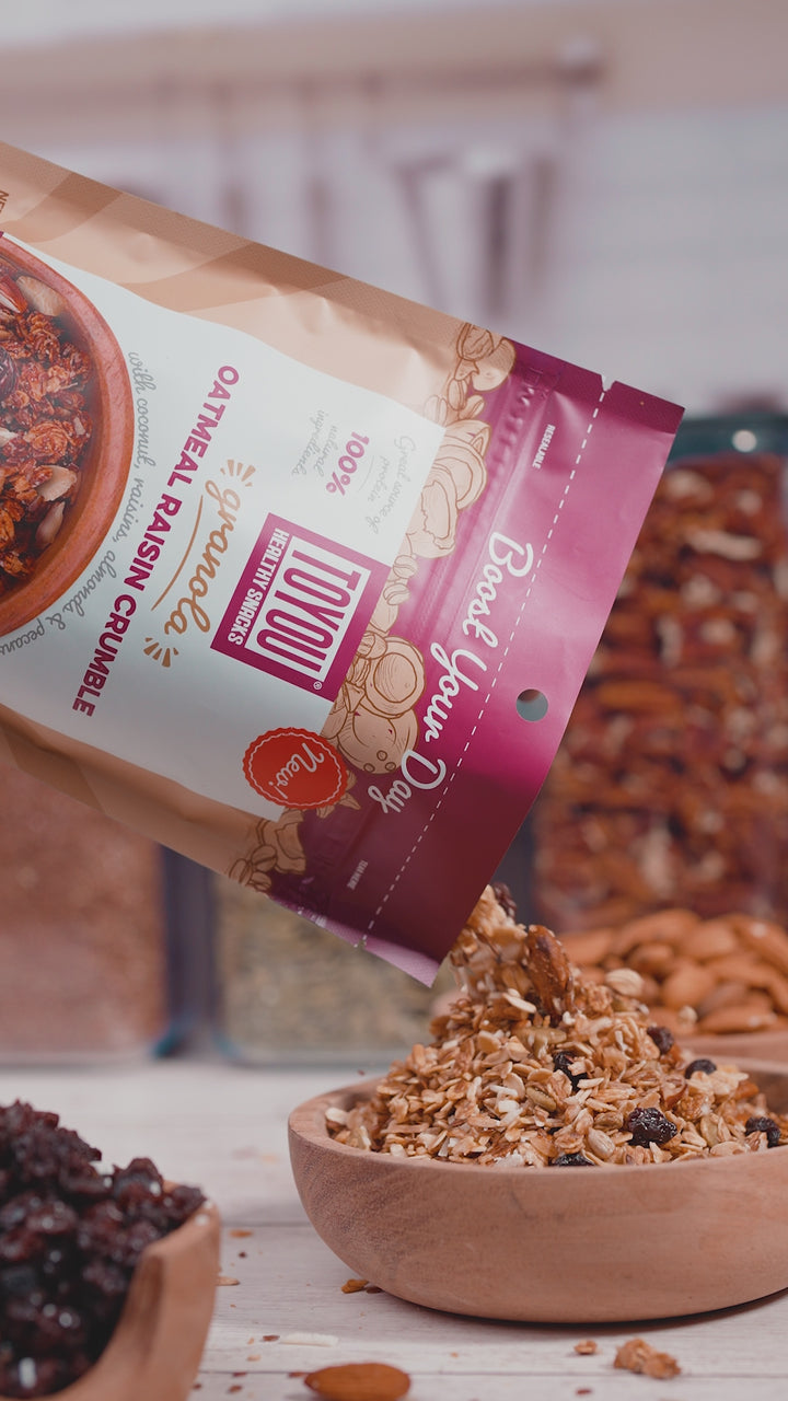 Oatmeal Raisin Crumble Granola 12oz