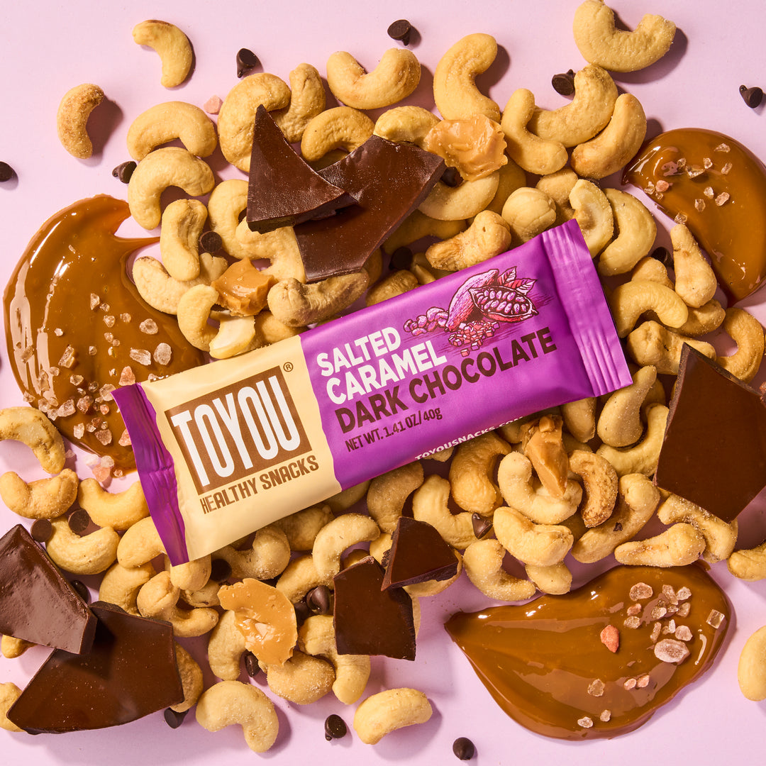 Dark Chocolate Salted Caramel Snack Bar - 12 bars