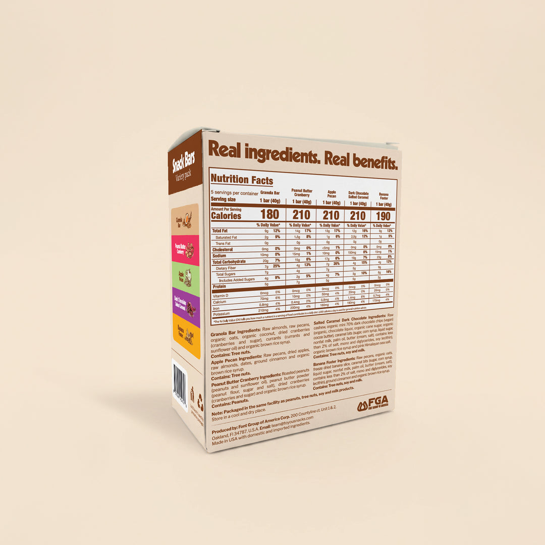 Variety pack - 5 bars