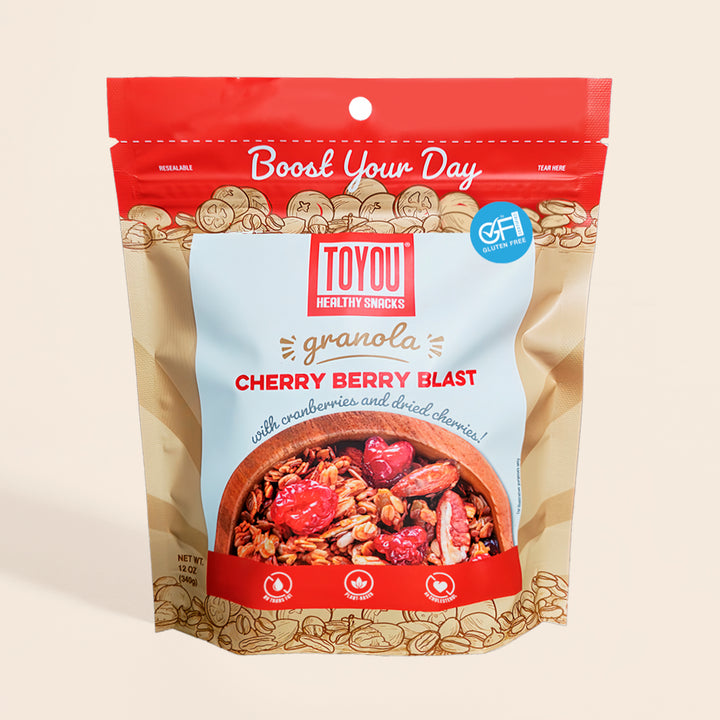 Cherry Berry Blast Granola 12oz Gluten free