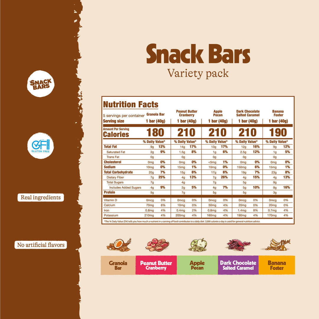 Variety pack - 5 bars