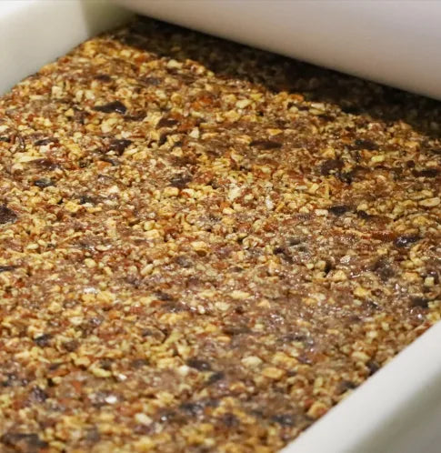A tray of freshly baked ToYou snack bar mix